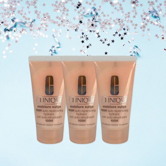 3 Clinique 100h Auto-Replenishing Hydrator Moisture Surge 1 oz - Picture 1 of 10